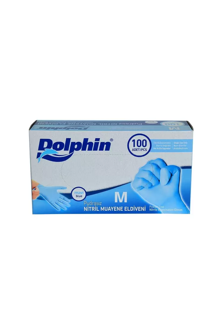 Dolphin Nitril Pudrasız Eldiven M Beden