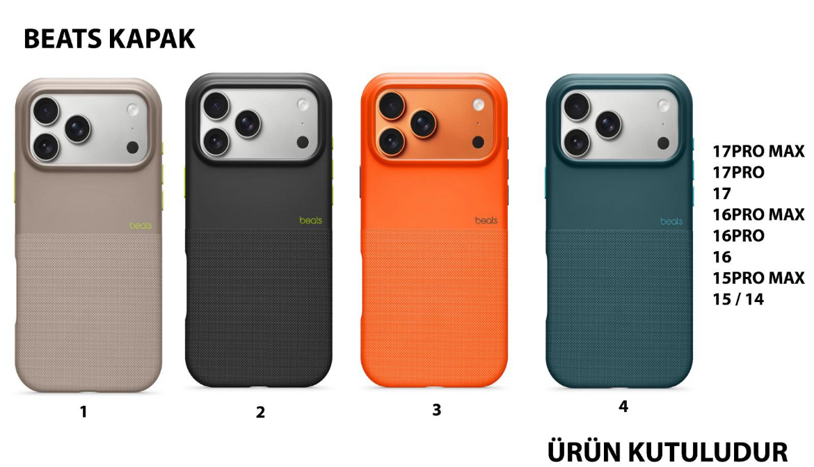 İphone Beats Kılıf Siyah