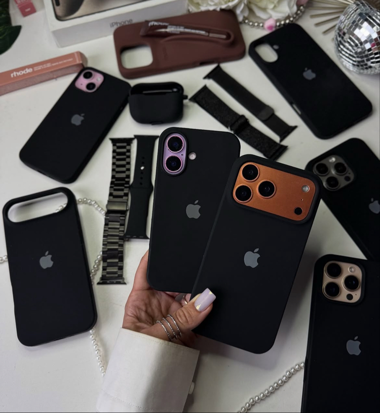 Apple Silicone Case Siyah 