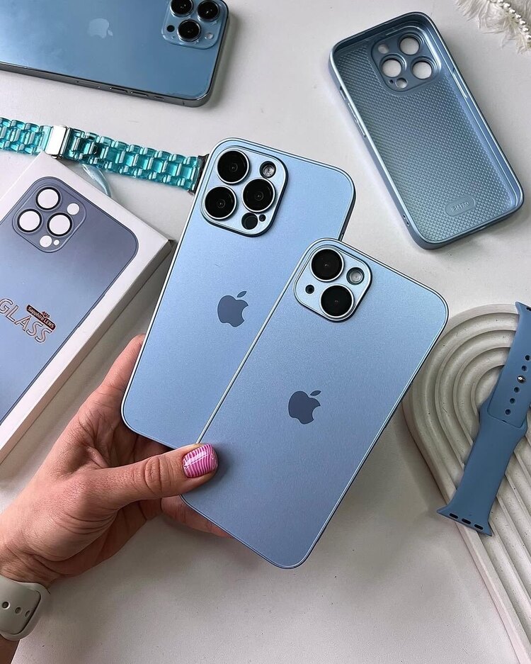 AG Glass Case Lens korumalı-Sierra Blue