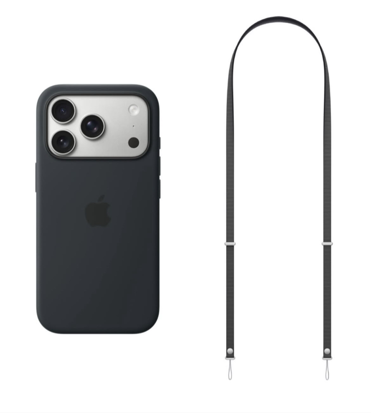 İphone Crossbody Strap Siyah