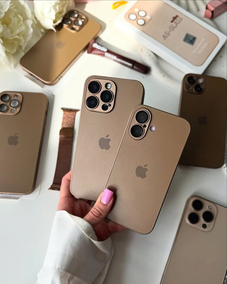AG Glass Case Lens korumalı- Çöl titanyum