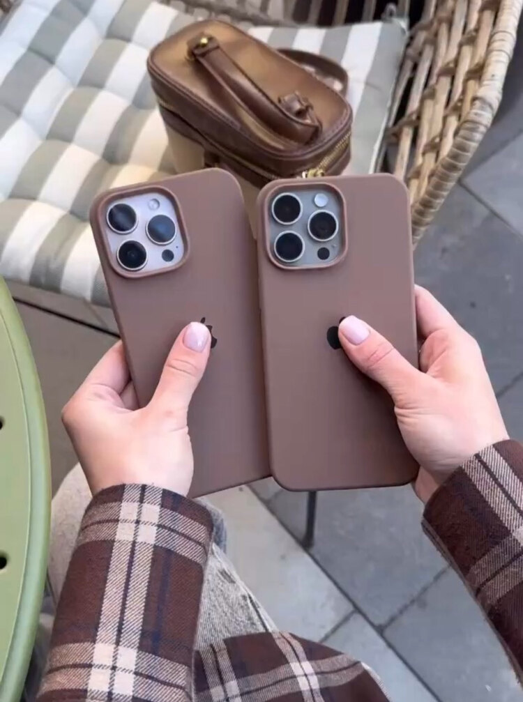 Apple Silicon Case Kahve