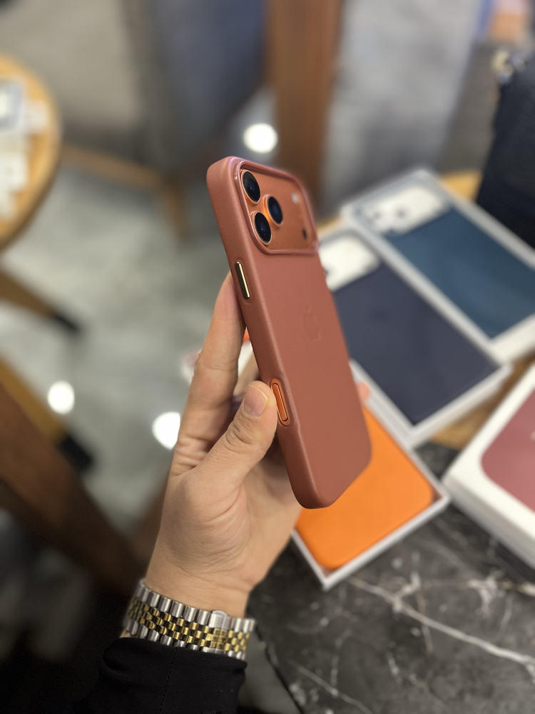 İphohe Deri Kılıf MagSafe Destekli Taba