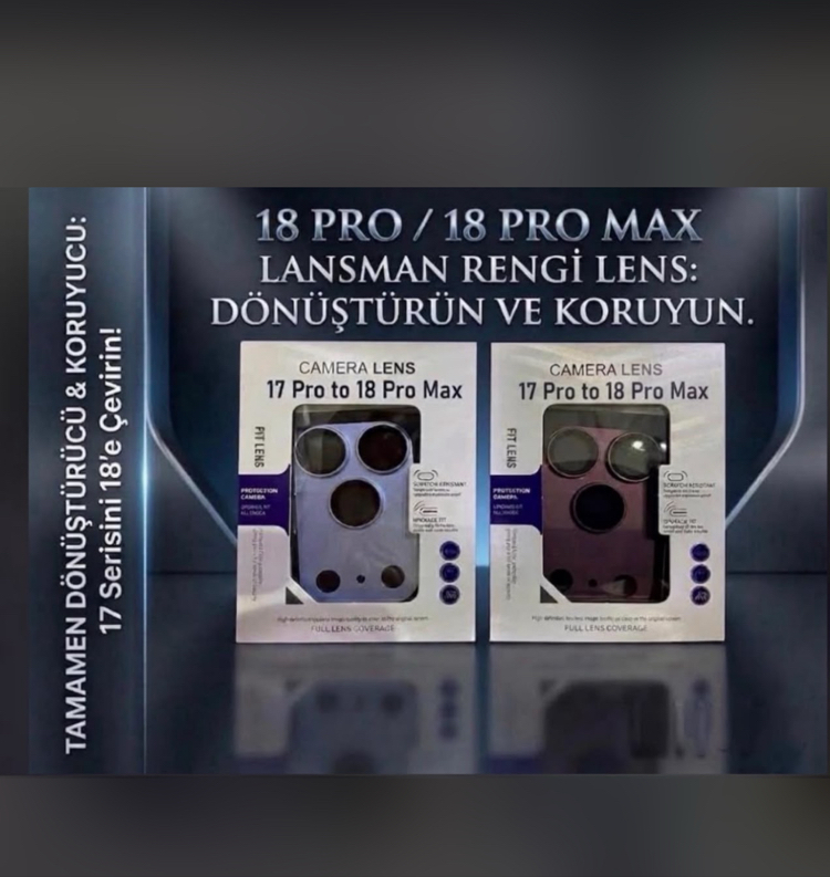 İphone 18 Çeviri Lens koruyucu