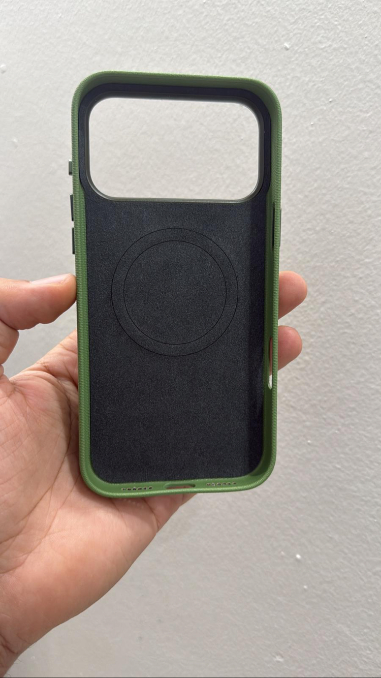 İphone Tech Woven Kılıf Yeşil Askı aparat takmalı