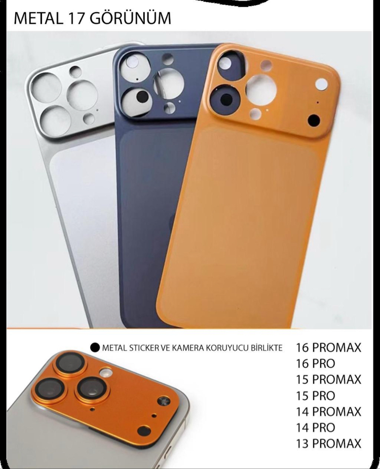 İPhone 17pro ve 17 Pro Max Dönüştürücü (Lens  Koruyucu takım halindedir)