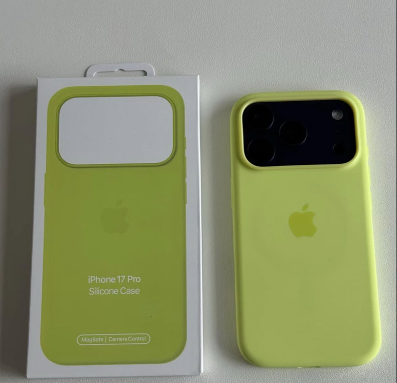 İphone MagSafe Destekli Silikon Kılıf Neon Sarı