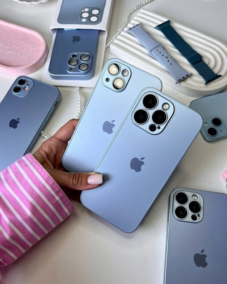 AG Glass Case Lens korumalı-Sierra Blue