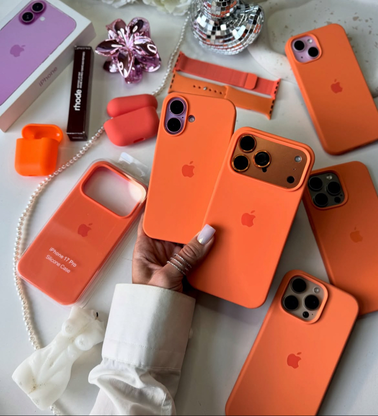 Apple Silicone Case  Turuncu