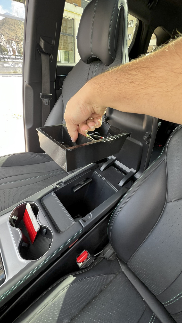 BYD Seal / U EV & DMI Uyumlu Kolçak Altı Organizer + Hediyeli Anahtarlık