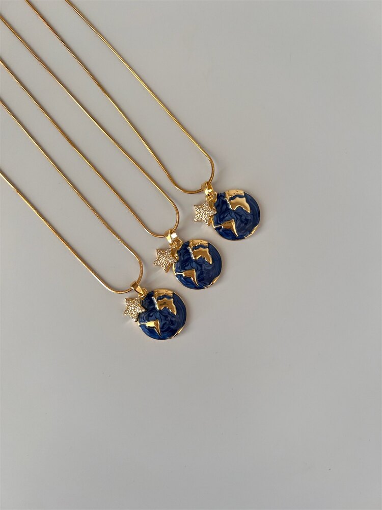 Gold Dünya Kolye