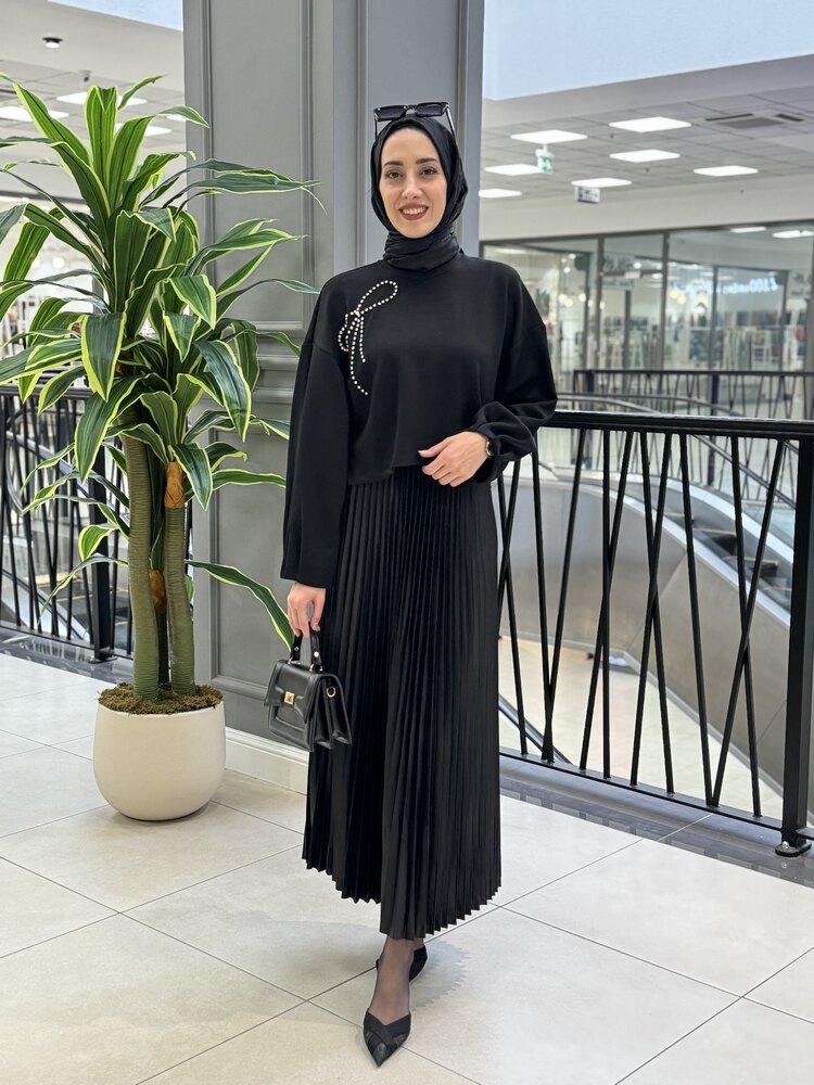 Fiyonklu Scuba Tunik