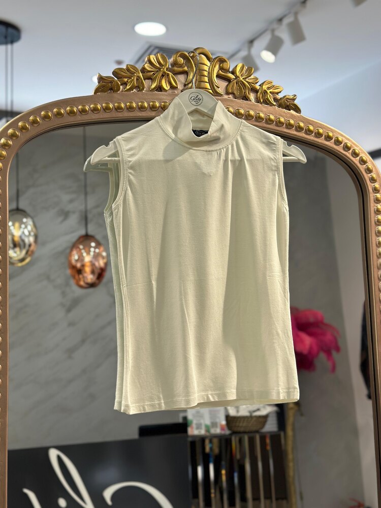 Balıkçı yaka kolsuz body