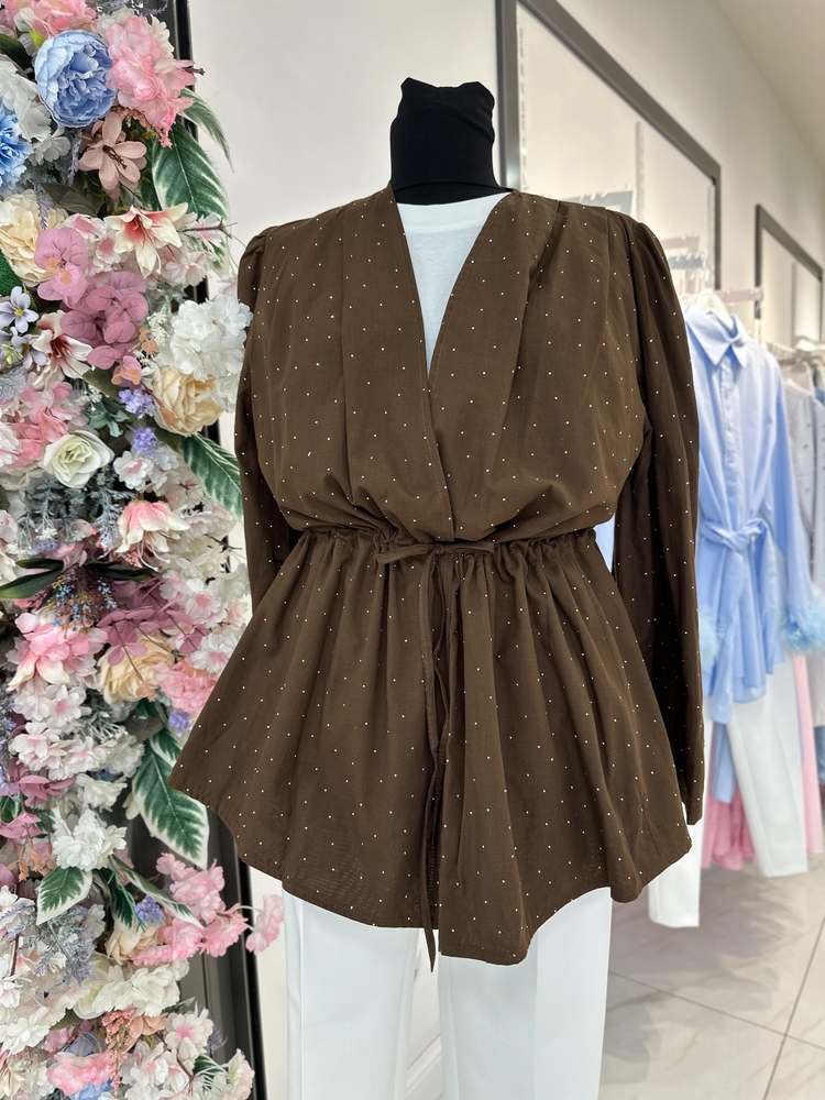Taşlı Vual kimono 