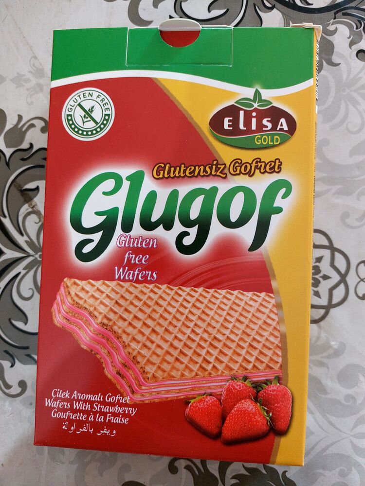 elisa düşük proteinli gofret çilek aromalı 125 gr
