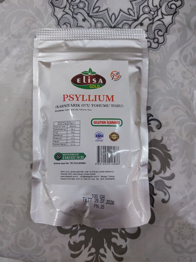elisa psyllıum 100 Gr 