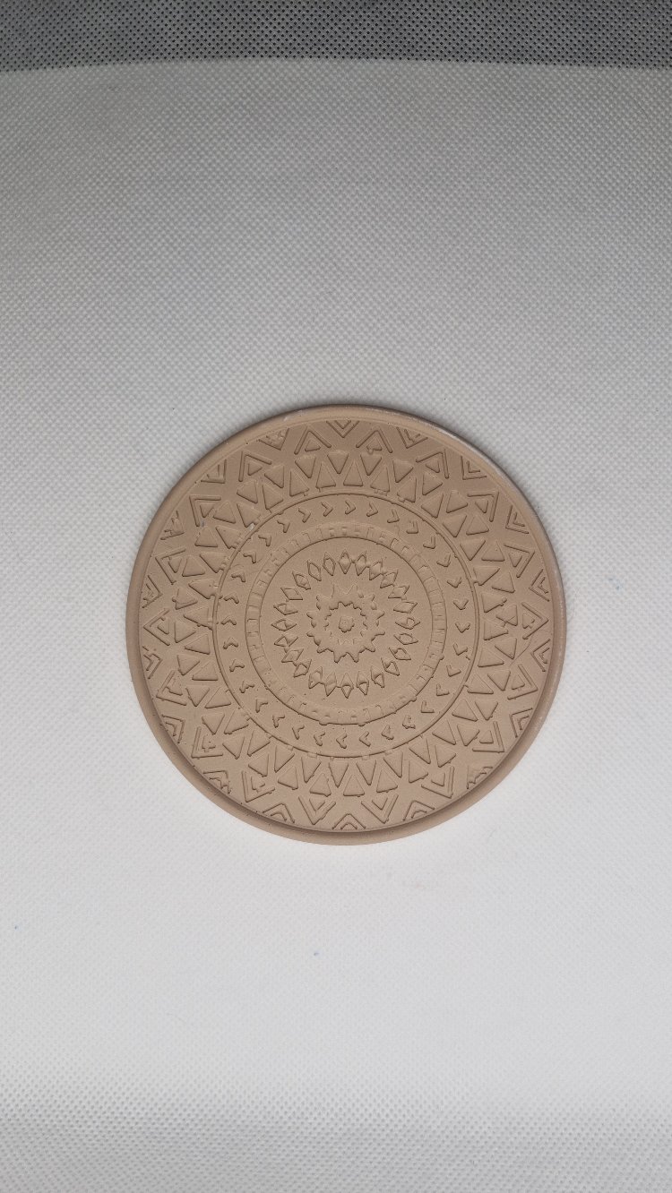 Mandala Mum - Bardak Altlığı / Dekoratif Obje 2'li