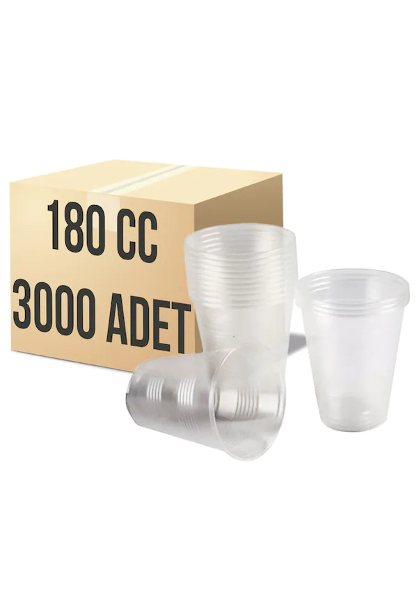 180cc Plastik Bardak Koli 