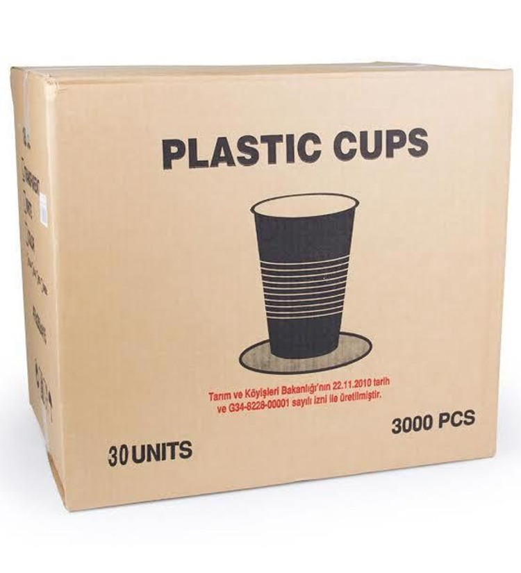 180cc Plastik Bardak Koli 