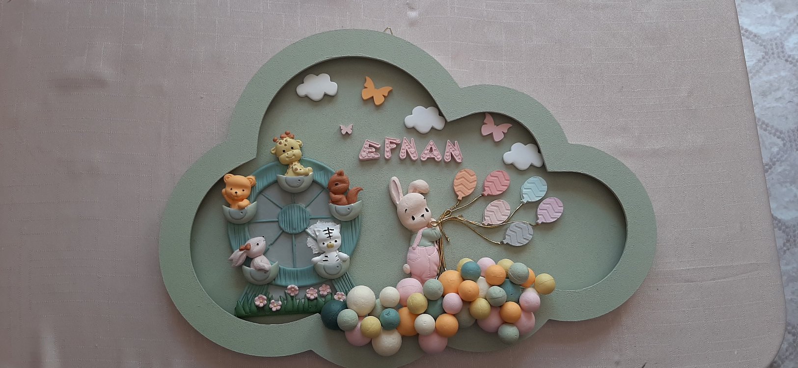KD368- Bebek Odası Panosu 
