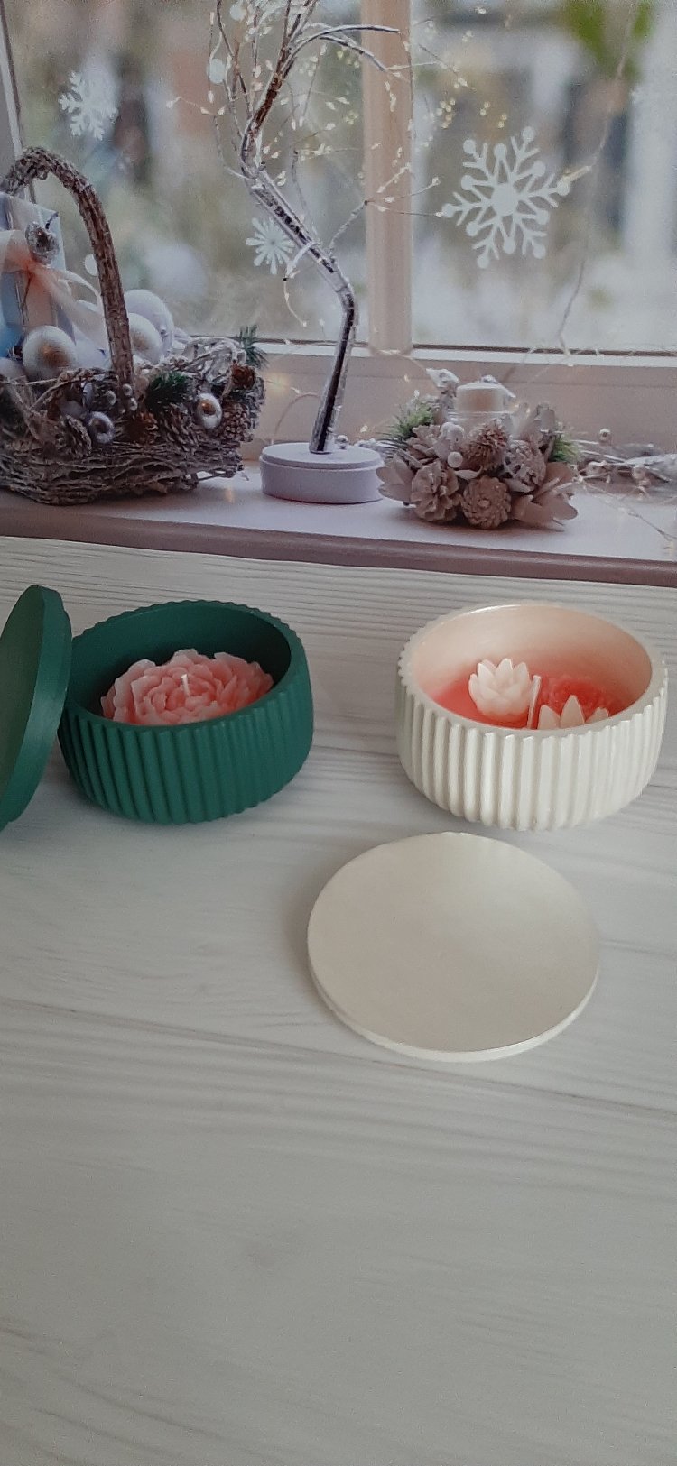 KD343- Kapaklı Kase Mum