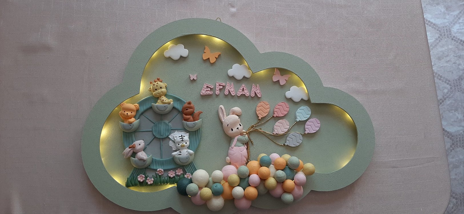 KD368- Bebek Odası Panosu 