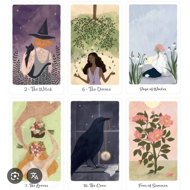 The Harmony tarot (12cm 7cm)