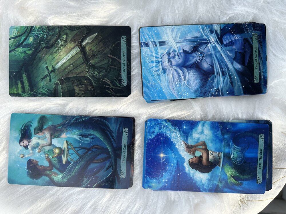 Mermaid tarot (12cm 7cm)