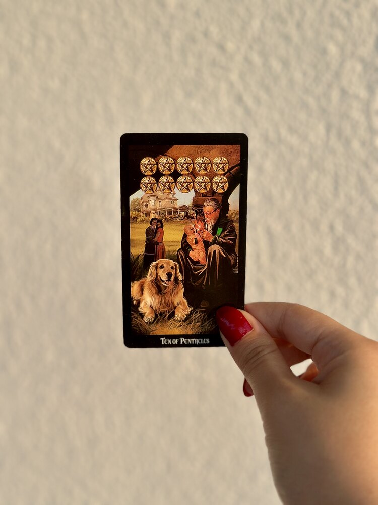 Witches tarot destesi (metal kutulu)