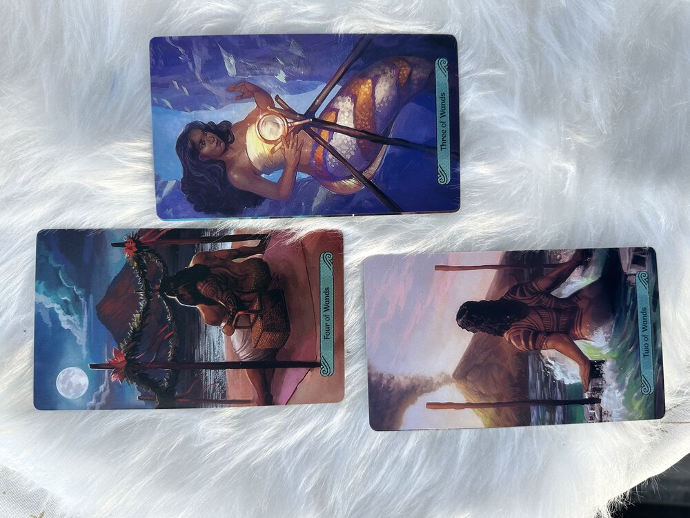 Mermaid tarot (12cm 7cm)
