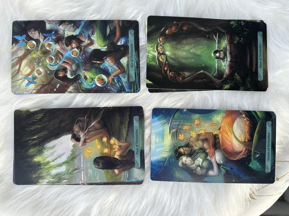 Mermaid tarot (12cm 7cm)