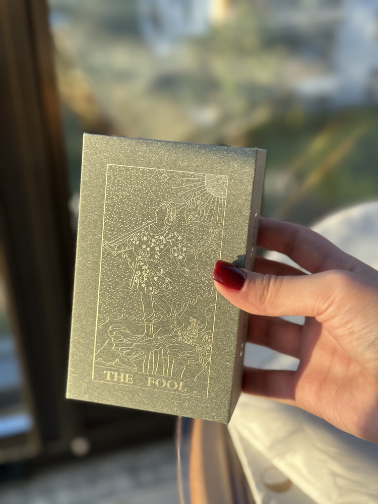 Gold foil orijinal tarot destesi