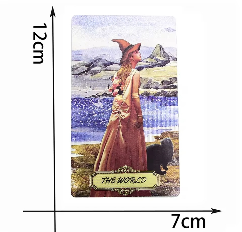 Witch tarot orijinal - yaldızlı