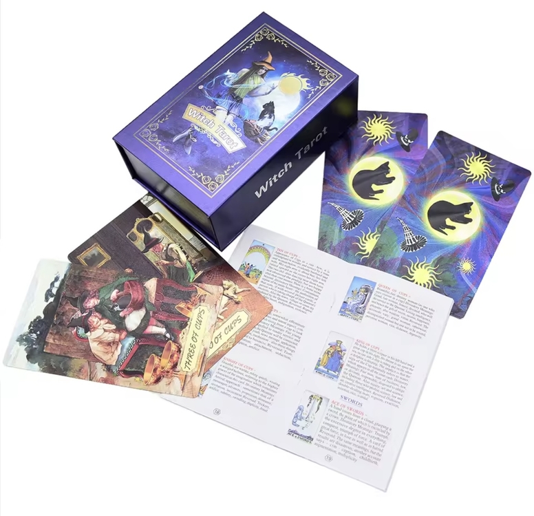 Witch tarot orijinal - yaldızlı