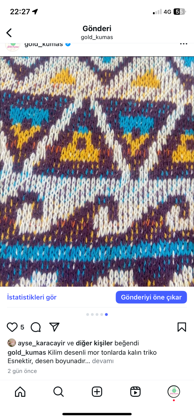 KİLİM DESEN TRİKO