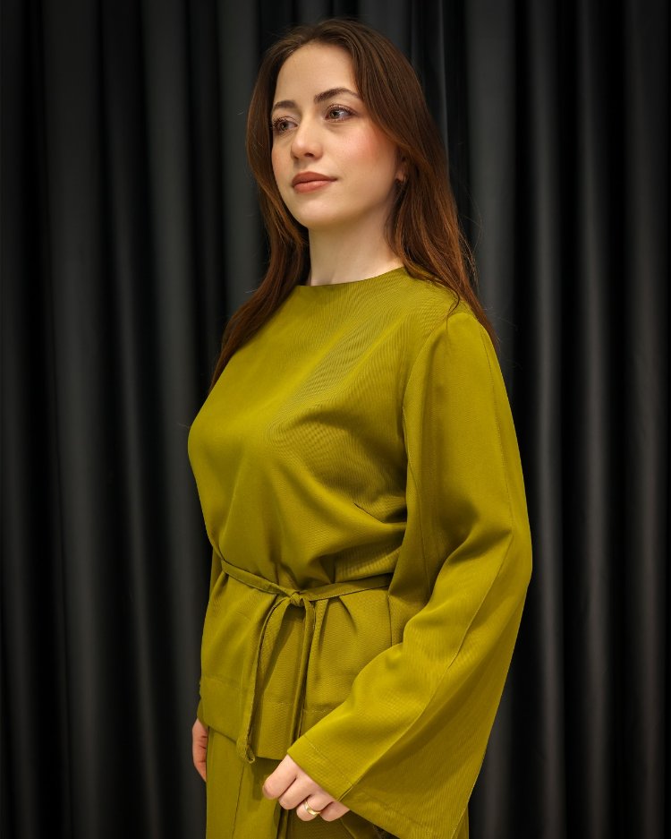 Yağ Yeşili Etekli Takım