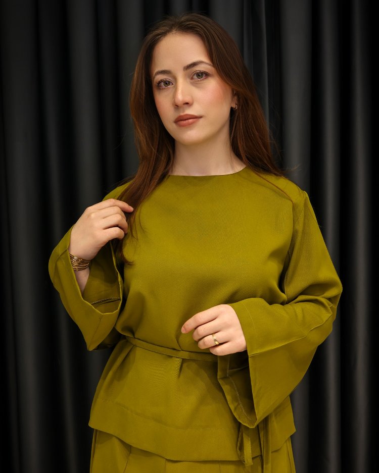 Yağ Yeşili Etekli Takım