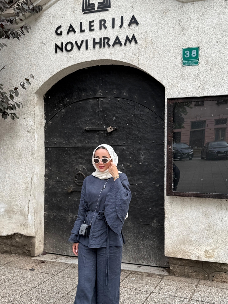 Volanlı Keten Takım