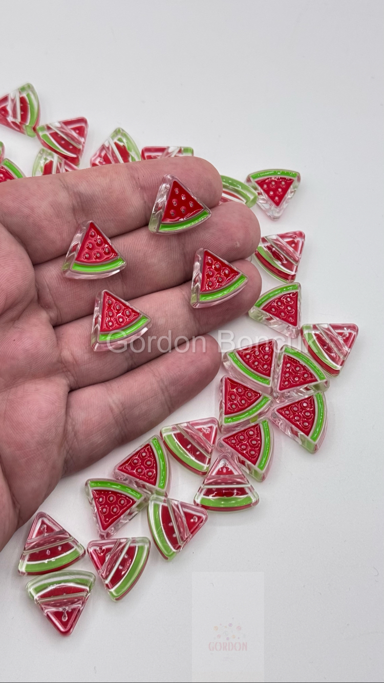 Karpuz Model Plastik Boncuk 20Adet