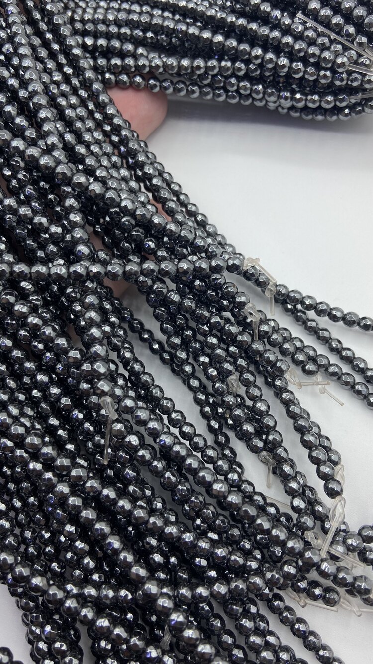 Faset Kesim Hematit 4MM