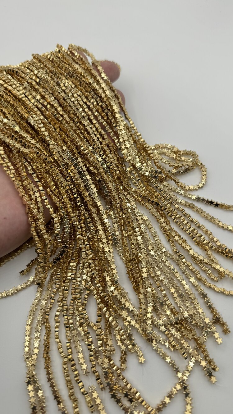 Yıldız Hematit 4MM Gold