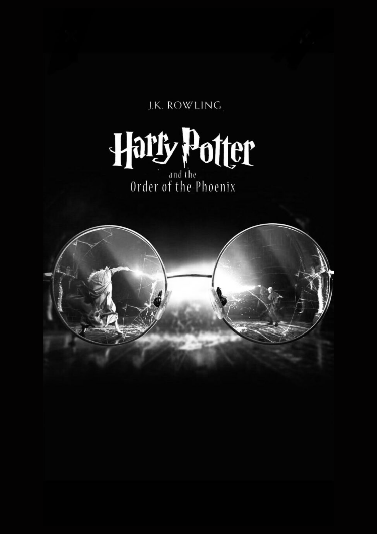Harry Potter Poster Tablo | Minimal Siyah Duvar Dekoru