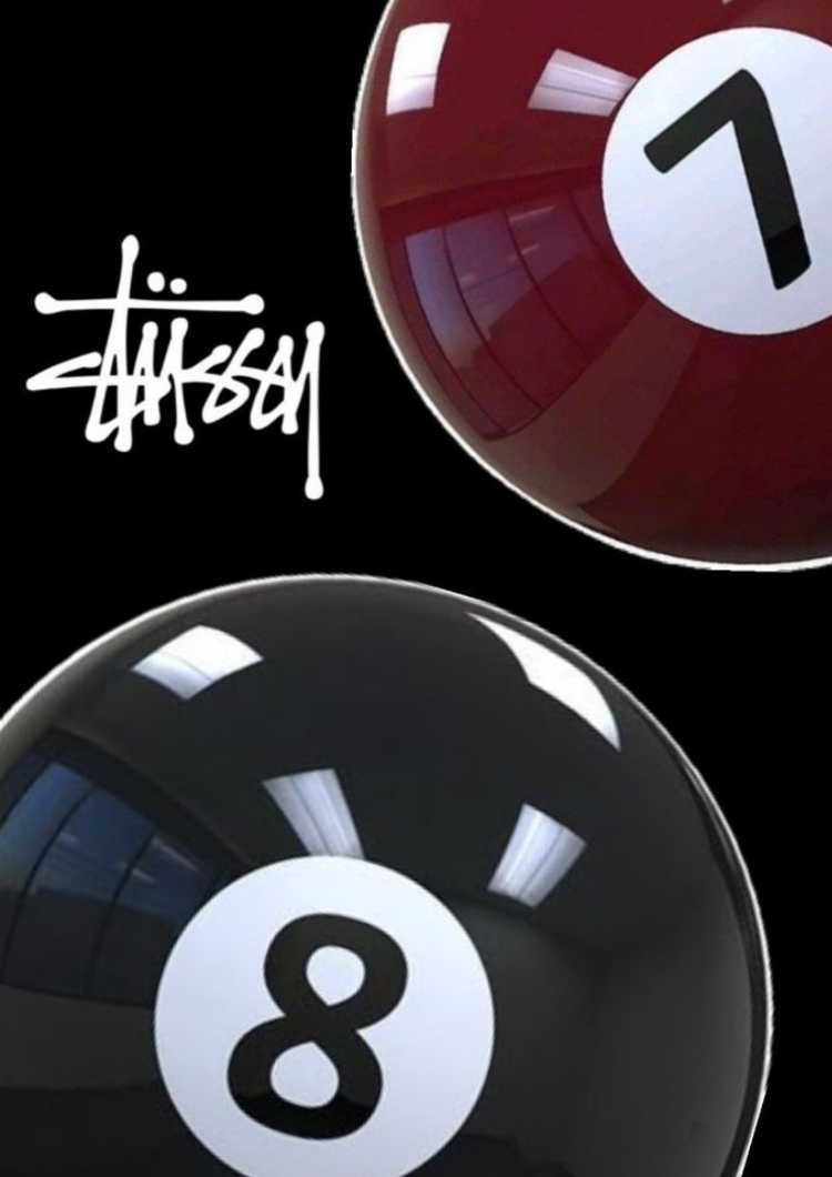8 Ball & 7 Top Tablosu | Modern Siyah Duvar Dekoru