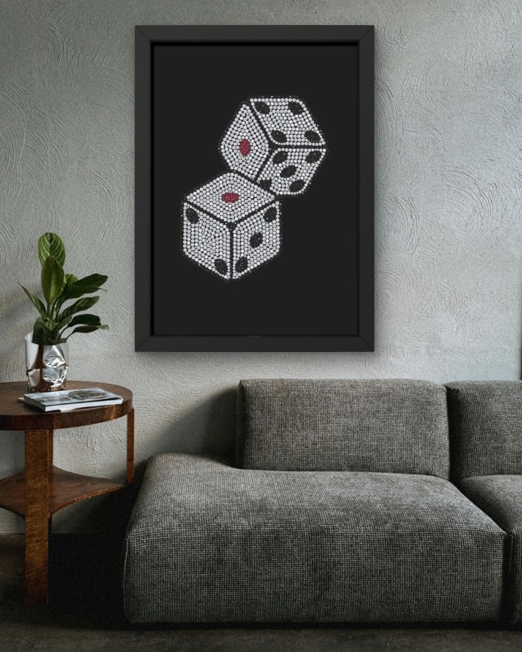 Zar Temalı Tablo | Modern Çerçeveli Duvar Posteri