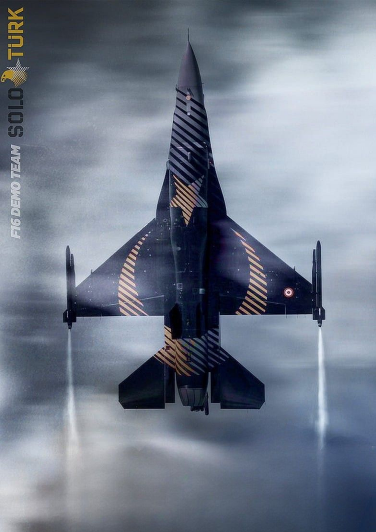 Solo Türk F-16 Jet Tablo | Havacılık Koleksiyonu