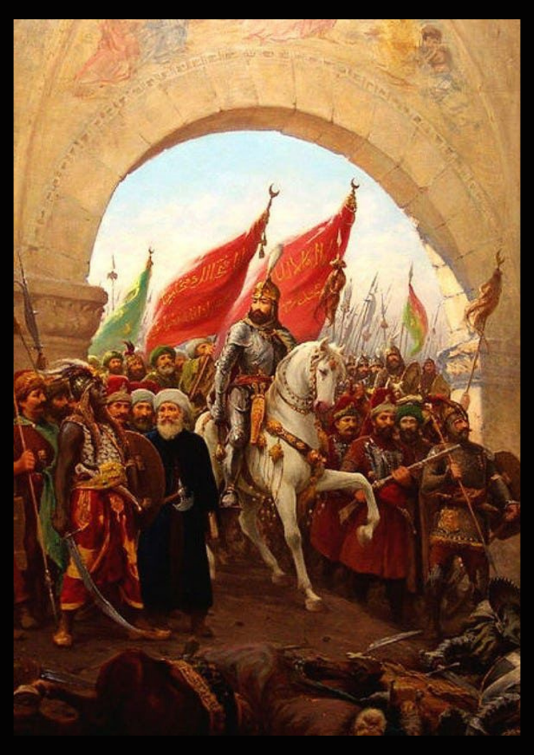 Fatih Sultan Mehmet Poster | Osmanlı Temalı Çerçeveli Tablo