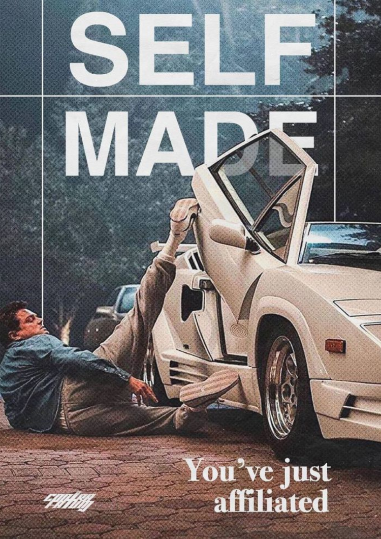 Self Made Poster Tablo | Motivasyon Duvar Dekoru
