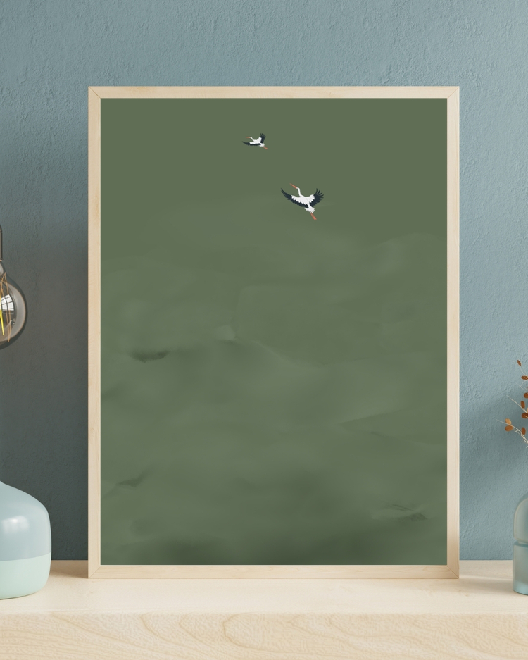 Leyleklerin Sessizliği – Minimal Poster A3