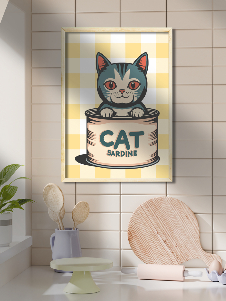 Cat Illustration Poster